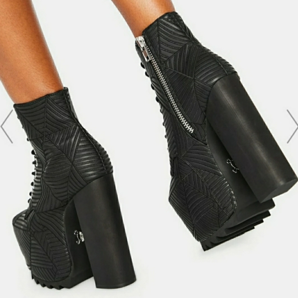 Gothic Whitchy Charla Tedrick Spidey Boot